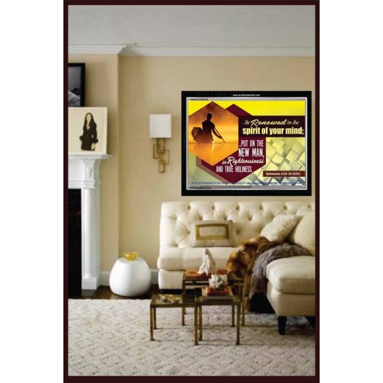 THE NEW MAN   Contemporary Christian Paintings Frame   (GWASCEND5154)   