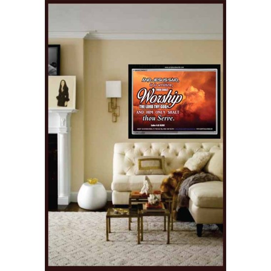WORSHIP   Home Decor Art   (GWASCEND6377)   