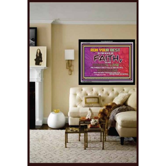 WIN ETERNAL LIFE   Inspiration office art and wall dcor   (GWASCEND6602)   