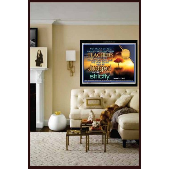 TEACHERS   Framed Sitting Room Wall Decoration   (GWASCEND6750)   