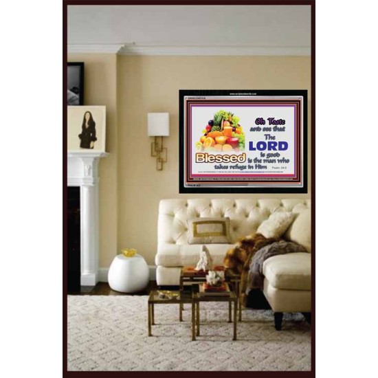 TASTE AND SEE THAT GOD IS GOOD   Framed Prints     (GWASCEND7416)   