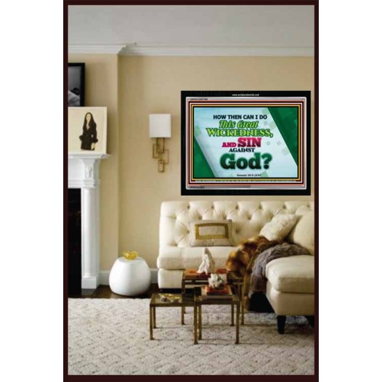 SIN   Bible Verse Frame for Home   (GWASCEND7585)   