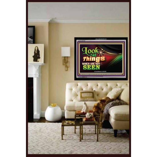 THINGS WHICH ARE NOT SEEN   Christian Wall Art Poster   (GWASCEND7857)   