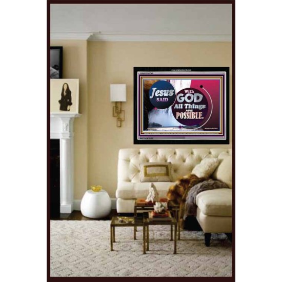 ALL THINGS ARE POSSIBLE   Decoration Wall Art   (GWASCEND7965)   