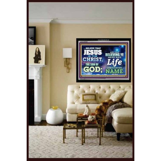 THE SON OF GOD   Custom Wall Scripture Art   (GWASCEND8398)   