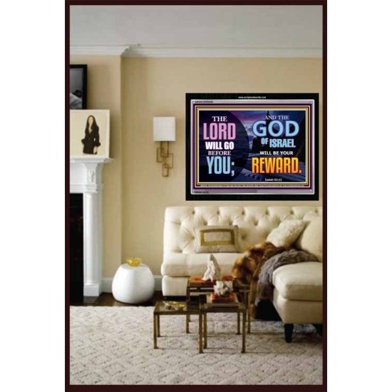 THE GOD OF ISRAEL   Bible Verses Frame for Home   (GWASCEND8450)   