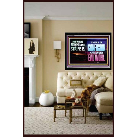 ABSTAIN FROM ENVY AND STRIFE   Scriptural Wall Art   (GWASCEND8505)   