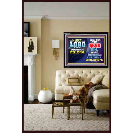 THE MERCY OF THE LORD   Christian Quote Framed   (GWASCEND9325)   