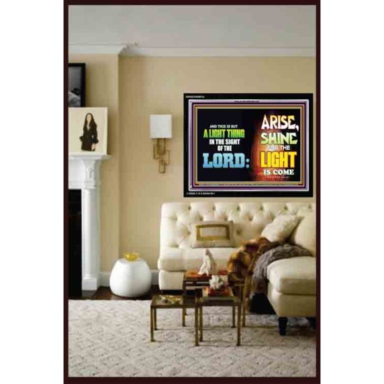 A LIGHT THING   Christian Paintings Frame   (GWASCEND9474c)   