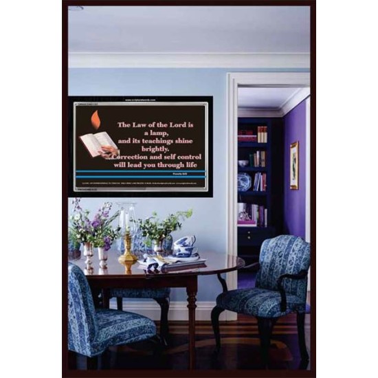 THE LAW OF THE LORD   Bible Verse Frame   (GWASCEND1101)   