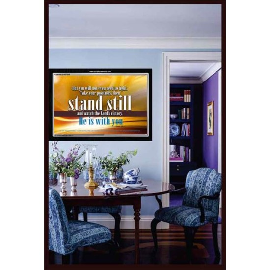 STAND STILL   Framed Bible Verse   (GWASCEND1505)   