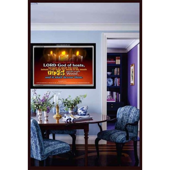 THE LORD GOD OF HOSTS   Framed Children Room Wall Decoration   (GWASCEND2056)   