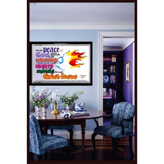 THE PEACE OF GOD   Framed Office Wall Decoration   (GWASCEND3459)   