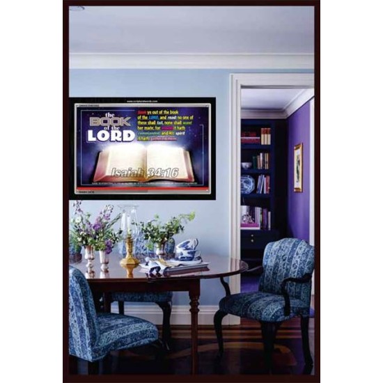 THE BOOK OF THE LORD   Framed Interior Wall Decoration   (GWASCEND3502)   