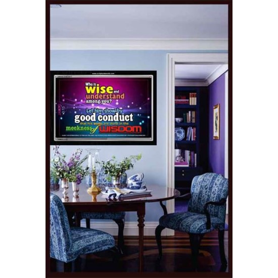 WISDOM   Scriptural Framed Signs   (GWASCEND3817)   