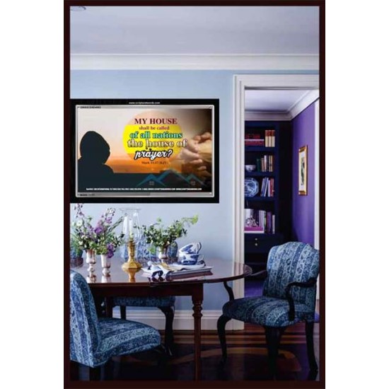 THE HOUSE OF PRAYER   Kitchen Wall Art   (GWASCEND4063)   