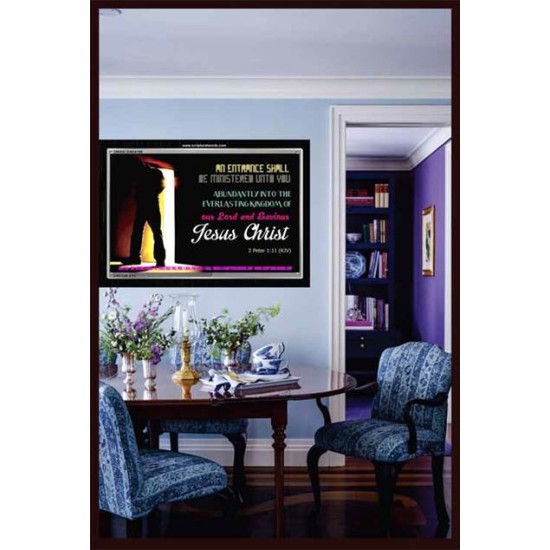 THE EVERLASTING KINGDOM   Inspirational Bible Verses Framed   (GWASCEND4196)   