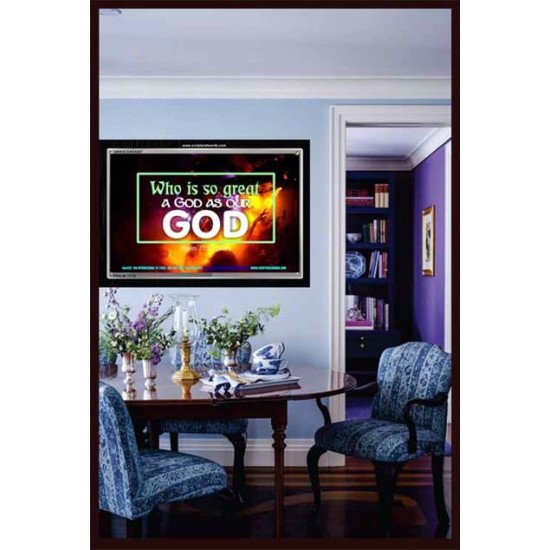 THE GREAT GOD   Framed Bible Verses   (GWASCEND4287)   