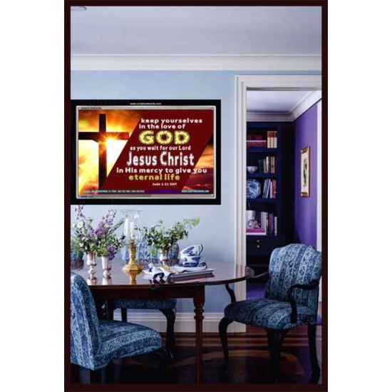 THE LOVE OF GOD   Framed Sciptural Dcor   (GWASCEND4352)   