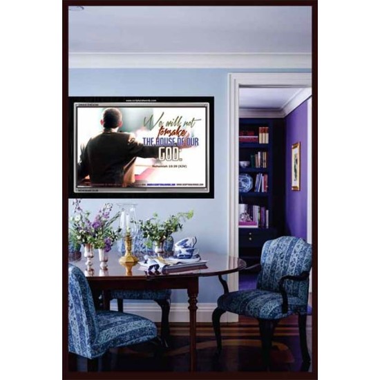 THE HOUSE OF GOD   Custom Wall Scriptural Art   (GWASCEND4384)   