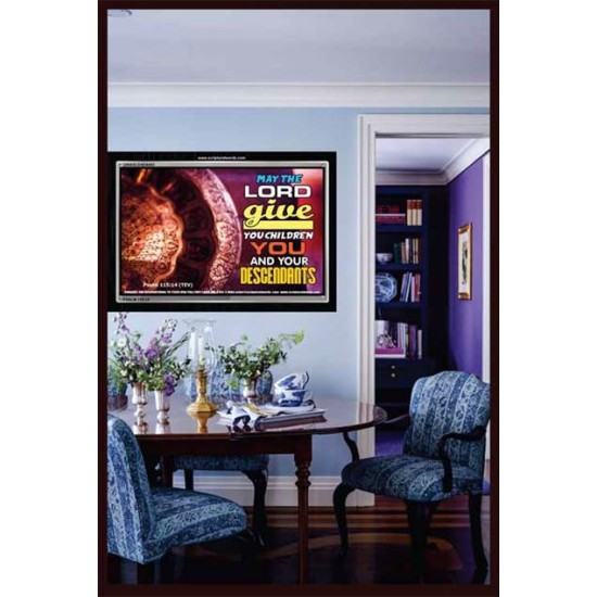 THE LORDS INHERITANCE   Framed Sitting Room Wall Decoration   (GWASCEND6593)   