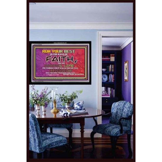 WIN ETERNAL LIFE   Inspiration office art and wall dcor   (GWASCEND6602)   