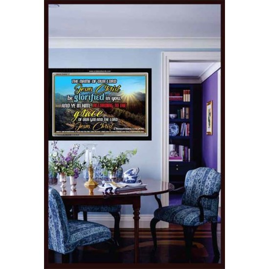 THE GRACE OF THE LORD JESUS   Unique Bible Verse Frame   (GWASCEND6717)   