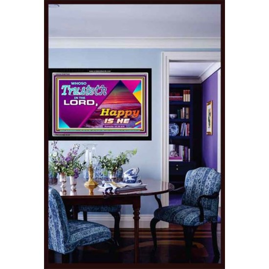 TRUST IN THE LORD   Framed Bedroom Wall Decoration   (GWASCEND7920)   