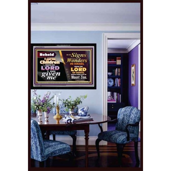 SIGNS AND WONDERS   Framed Office Wall Decoration   (GWASCEND8179)   