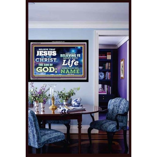 THE SON OF GOD   Custom Wall Scripture Art   (GWASCEND8398)   