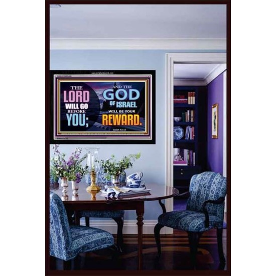 THE GOD OF ISRAEL   Bible Verses Frame for Home   (GWASCEND8450)   