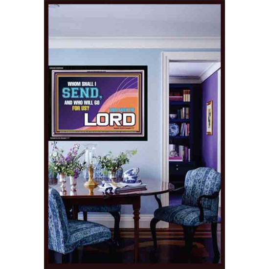 WHOM SHALL I SEND?   Art & Dcor Frame   (GWASCEND9358)   