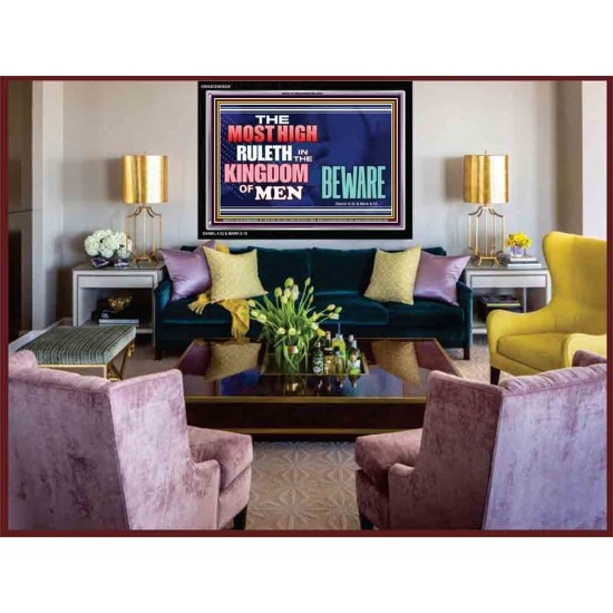 THE MOST HIGH RULETH IN THE KINGDOM OF MEN   Large Wall Accents & Wall Decor   (GWASCEND9320)   