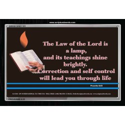 THE LAW OF THE LORD   Bible Verse Frame   (GWASCEND1101)   