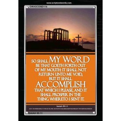 THE WORD OF GOD    Bible Verses Poster   (GWASCEND114)   