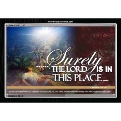 THE LORD IS IN THIS PLACE   Scripture Framed    (GWASCEND1233)   