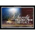 THE LORD IS IN THIS PLACE   Scripture Framed    (GWASCEND1233)   "33x25"