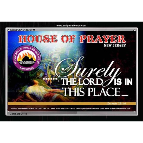 THE LORD IS IN THIS PLACE CUSTOMIZED   Wall Dcor   (GWASCEND1233MFM)   