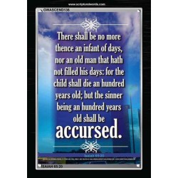 ASSURANCE OF GOOD OLD AGE   Bible Verses For the Kids Frame    (GWASCEND136)   
