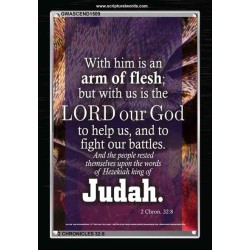 ARM OF FLESH?   Bible Verse Acrylic Glass Frame   (GWASCEND1509)   