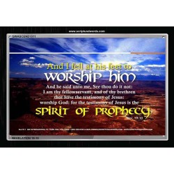 WORSHIP HIM   Custom Framed Bible Verse   (GWASCEND1511)   