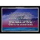 THE LAKE OF FIRE   Inspirational Bible Verse Frame   (GWASCEND1516)   