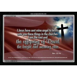 THE OFFSPRING OF DAVID   Printable Bible Verses to Framed   (GWASCEND1526)   