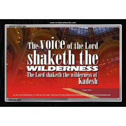 THE  VOICE OF THE LORD   Scriptural Frame Signs   (GWASCEND1568)   