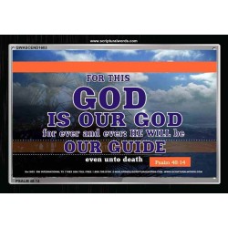 THIS GOD IS OUR GOD   Christian Quotes Framed   (GWASCEND1603)   