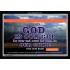 THIS GOD IS OUR GOD   Christian Quotes Framed   (GWASCEND1603)   "33x25"