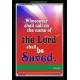 WHOSOEVER SHALL CALL   Inspiration Wall Art Frame   (GWASCEND1632)   