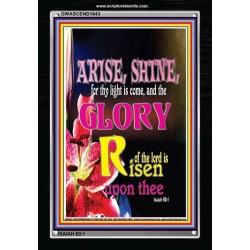 ARISE SHINE   Framed Bible Verse   (GWASCEND1643)   