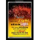 WALK IN THE LIGHT   Frame Bible Verses Online   (GWASCEND1674)   