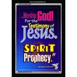 WORSHIP GOD   Bible Verse Framed for Home Online   (GWASCEND1680)   "25x33"